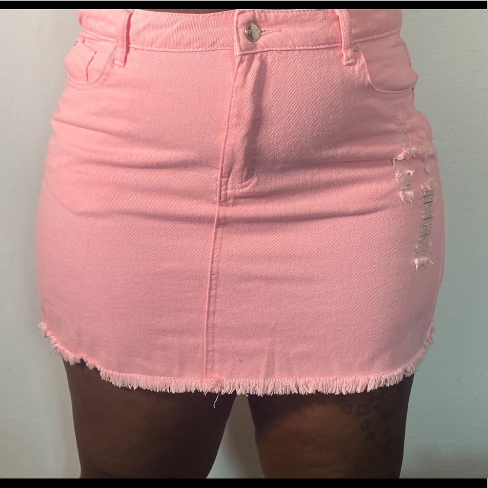 Denim skirt